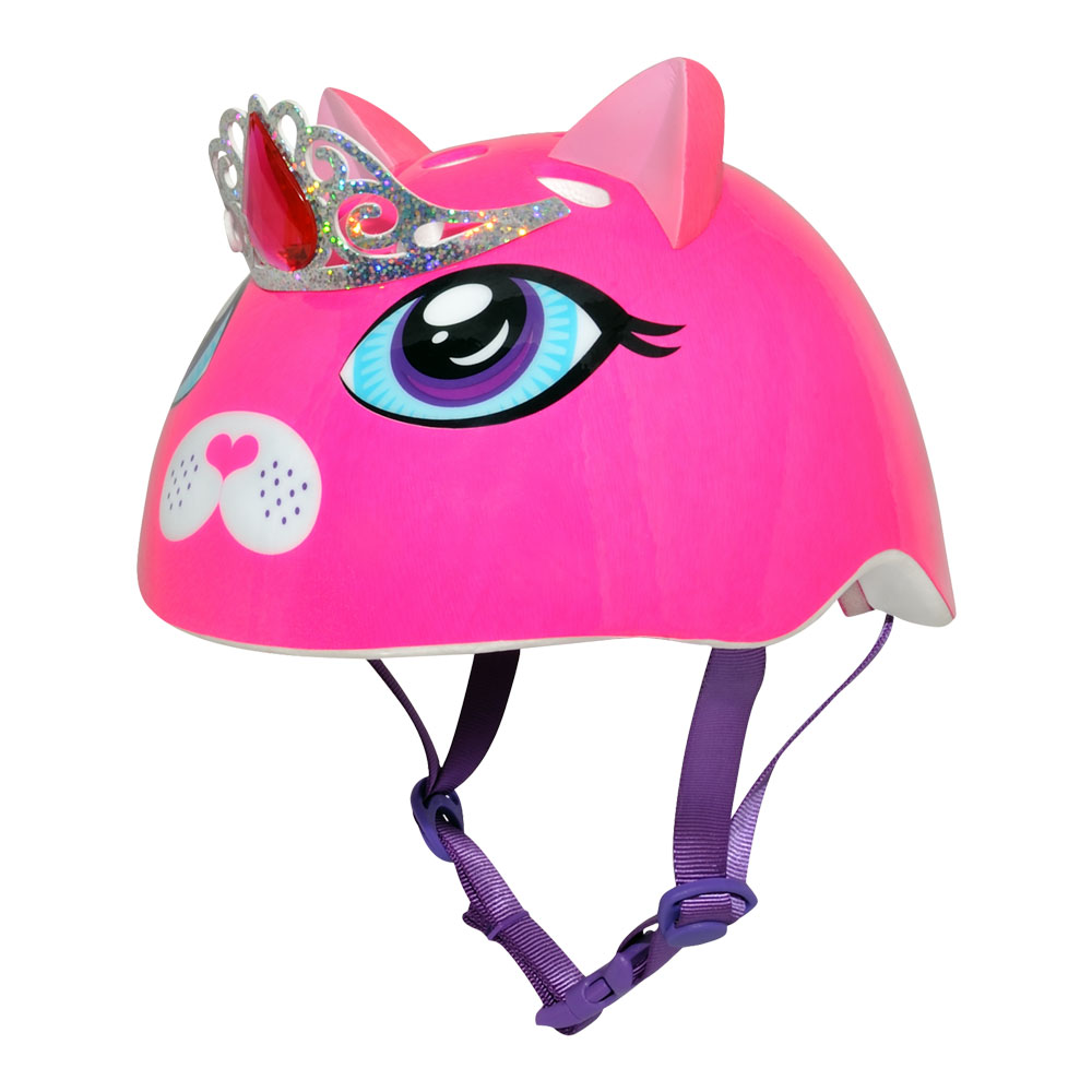  Pink One Size C-Preme Mohican Raskullz Kitty Tiara Cycle Helmet  
